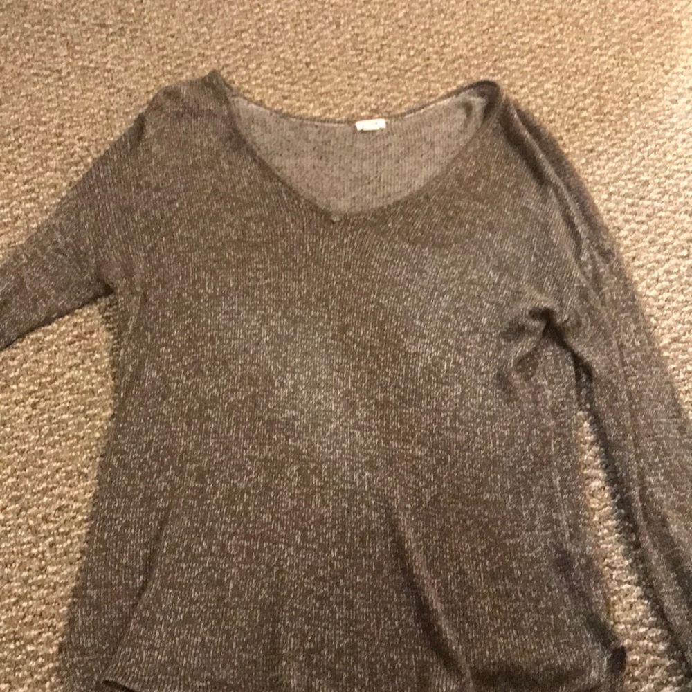 Garage green sweater